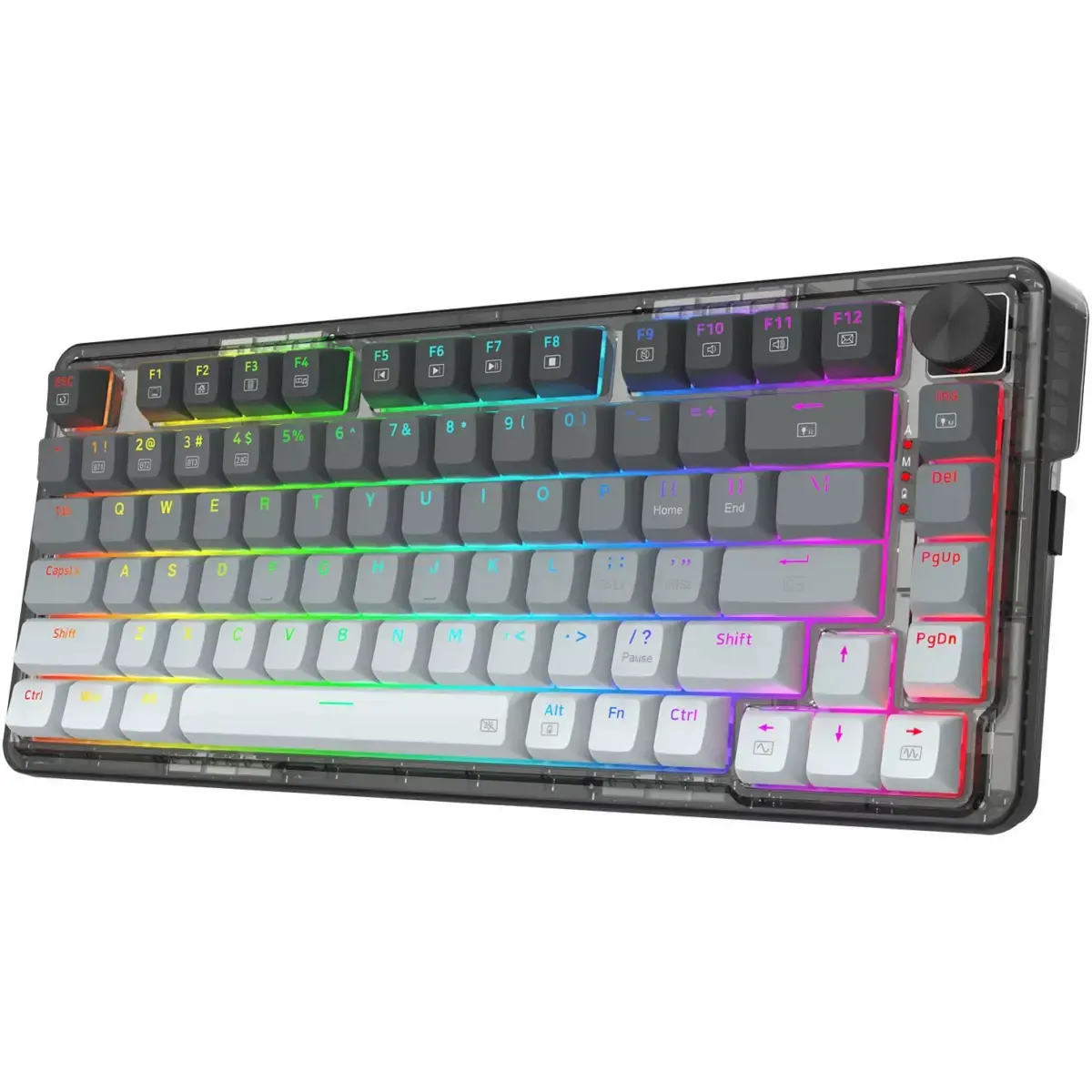 Bàn phím cơ gaming 3 chế độ REDRAGON K673GG RGB PRO