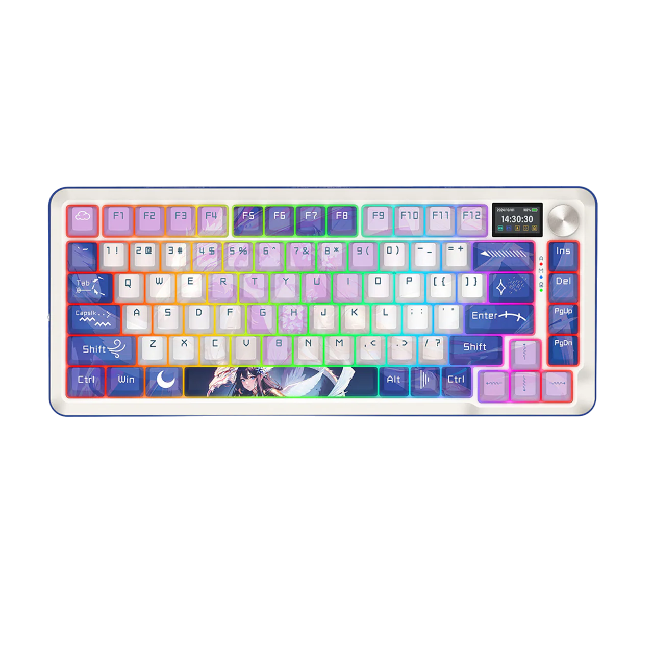 Bàn phím cơ gaming 3 chế độ REDRAGON K708AK-RGB-PRO